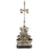 Silver Plated Figural Florentine Fountain Lamp