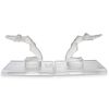 Lalique "Chrysis" Crystal Bookends