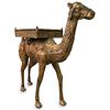 Lifesize Bronze Orientalist Camel Table