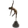French Art Deco Nymph Bronze Sculpture