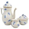 (3 Pc) Herend Hungary Porcelain Coffee Set
