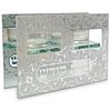 Judaica Mirror and Glass Candle Holder