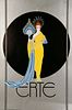 Goddess in Yellow, Large ERTE Lithograph Poster, 1982