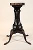 Chinese Chippendale Mahogany Urn Stand