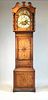 George III Provincial Inlaid Oak Tall Clock