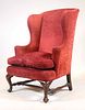 Queen Anne Style Maple Easy Chair