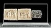Ancient Syrian Stone Stamp Seal w/ Zoomorphs