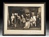 Antique Print Mozart Directing His Requiem after Mihaly