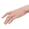 18K White Gold Diamond Engagement Ring 3.05 Ct Center