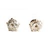 14K Gold & OMC Diamond Stud Earrings