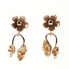 Gold-Filled Floral Earrings