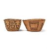 Grp: 2 Pima Native American Woven Baskets