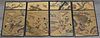 (4) Chinese Kesi Tapestry Panels.