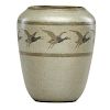 MARBLEHEAD Large vase with flying geese