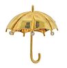Tiffany &amp; Co 18K Gold Diamond Umbrella Brooch Pin
