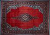 Semi-Antique Persian Vis Carpet, 9' 10 x 13' 10.