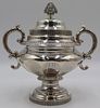 SILVER. American J. & I. Cox Coin Silver Lidded