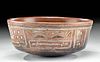 Paracas Polychrome Bowl w/ Incised Motifs - TL Tested