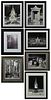 Dave Sloan, "New Orleans Scenes," six silver gelatin photographs, signed lower right margin, 4 of the cemeteries, 1 Jackson Square, and 1 swamp scene;