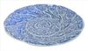 Chinese Blue and White Charger, with scroll and peony design, diameter 19 1/4 inches.