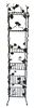 Iron Six Shelf Etagere, height 72 inches, top 14" x 14". Provenance: The Estate of Alina Roisen, Park Avenue, New York.