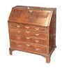 Continental Walnut Slant Front Desk 
18th Century 
height 40 1/2 inches, width 36 inches
