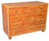 Rom Weber Art Deco Style Chest, height 34 1/2 inches, top 20 1/2" x 46".