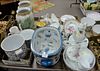 Large Group Lot of Porcelain, to include 2 Limoges Posthaulb porcelain, partial sets; Meissen plate; Minton; Thomas fruit plate; along with a Dresden 
