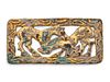 A Gilt Bronze Reticulated Belt Plaque