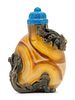 A Large Agate Snuff Bottle