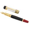 MONTBLANC LUCIANO PAVAROTTI FOUNTAIN PEN IN LACQUER, PLATE AND 18K YELLOW GOLD