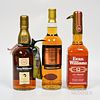 Mixed Bourbon, 2 750ml bottles 1 70cl bottle