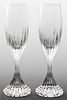 Baccarat "Massena" Crystal Champagne Flutes, 2