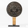 Chinese Hand Mirror on Stand,late 19th/early 20th century