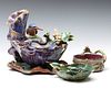 LATE 20TH CENTURY CHINESE FIGURAL CERAMIC VESSELS