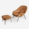 Eero Saarinen (American, b. Finland 1910-1961), Womb Chair and Ottoman, Knoll Associates, USA, circa 1955