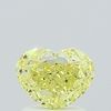 1.14 ct., Fancy Yellow/VS2, Heart cut diamond, unmounted, IM-499-001-03