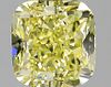 2.27 ct., Fancy Yellow/VS2, Cushion cut diamond, unmounted, PP6482-032