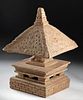 14th C. Majapahit Terracotta Model of a Chorten / Stupa