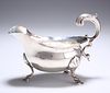 AN EARLY GEORGE III SILVER SAUCE BOAT,?probably by William 