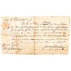 1772 Phila. Furniture Maker JAMES GILLINGHAM + Mayor JOHN GIBSON Signed Document
