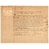 Military Appointment Signed by JOHN TAYLOR GILMAN as Governor of New Hampshire