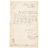 1784 FREDERICK MUHLENBERG First Speaker of the House Autographed Letter Signed