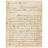 Revolutionary War Dated Autograph Letter Regarding the Sloop Defiance