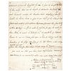 c. 1780s Revolutionary War, Autograph Letter Signed by Daniel Parker
