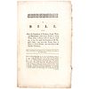 British Exportation TRADE BILL to America, 1780