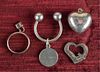 Group of Sterling Silver Tiffany and Co Jewelry
