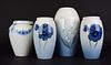 4 B&G Porcelain Vases