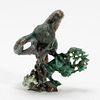 CHINESE CARVED HARDSTONE EAGLE SCULPTURE