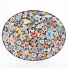 CHINESE EXPORT 1000 FLOWERS OVAL PLATTER
